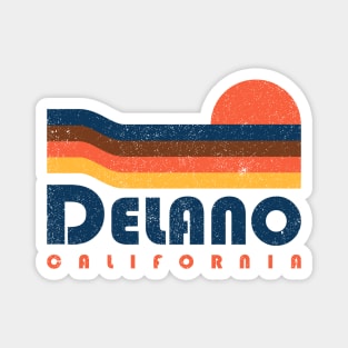 Delano California - Retro design Magnet