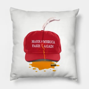 Make America Fake Again - You're Fired! Pillow