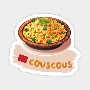 Couscous | Traditional Moroccan food Magnet