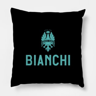 Bianchi Bike Potrait Logo Pillow