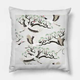 Japanese Cranes Pillow