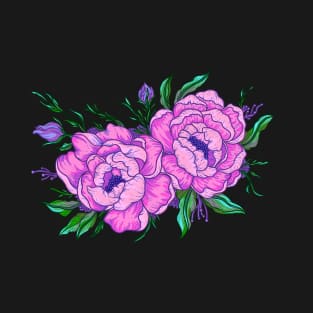 Flowers blooming (horizontal) T-Shirt