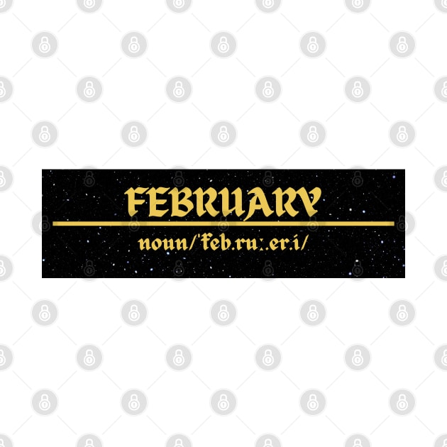 Word February by Ralen11_