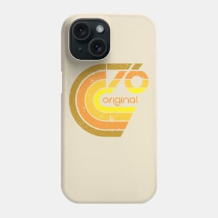 "76 original" earthtone design Phone Case