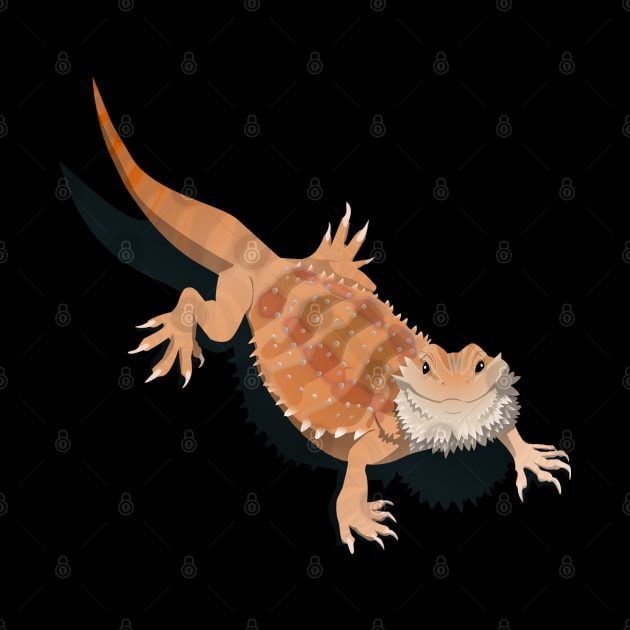Red Bearded Dragon by Stormslegacy