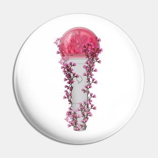 Ive Floral Lightstick Pin