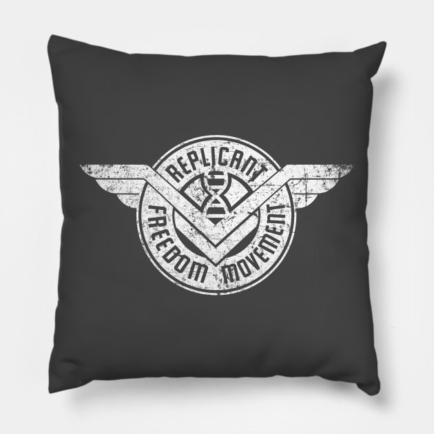 Replicant Freedom Movement Pillow by MindsparkCreative