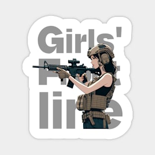 Girls' Frontline Tactical Chic Tee: Where Strength Meets Style Magnet