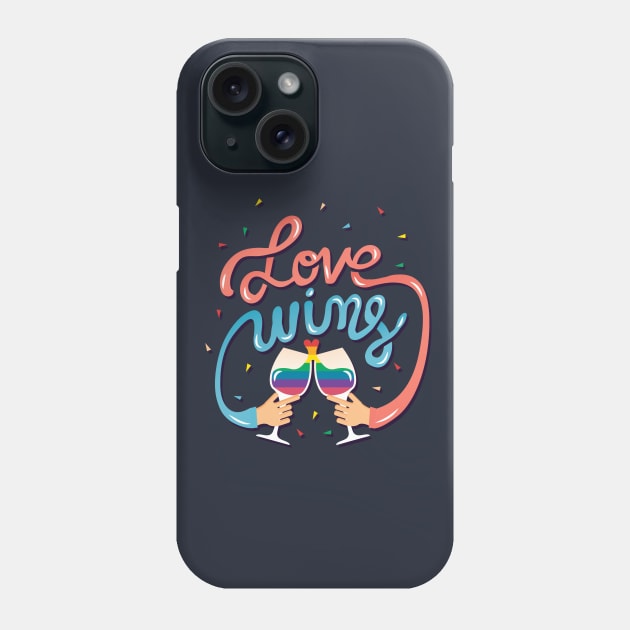 Love Wins Phone Case by risarodil