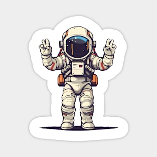 Astronaut In Space Magnet