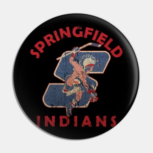 Springfield Indians Hockey 1974Retro Vintage Pin