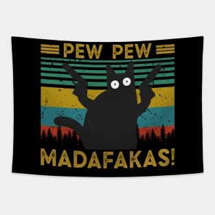 Pew Pew Madafakas Vintage Tapestry