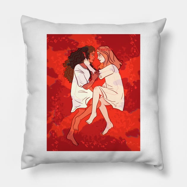 Hannah and Sarah Pillow by AngelicaNyneave