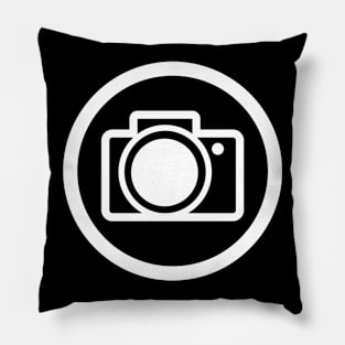 Rock Band style Photographer Icon Pillow