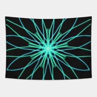 neon flower Tapestry