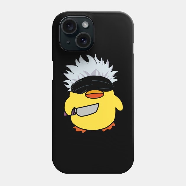 Gojo, Duck with knife! Phone Case by Anime Meme's