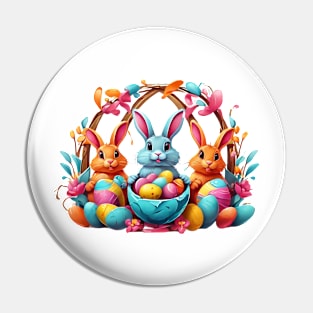 Happy Easter Pin