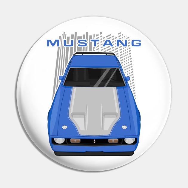 Mustang Mach 1 1971 to 1972 - Blue Pin by V8social