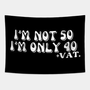 SARCASTIC 50TH BIRTHDAY Tapestry