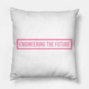 engineering queen dark pink Pillow