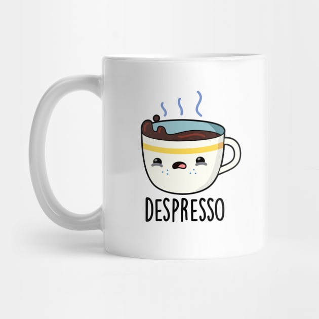 Depresso 17oz Large Latte Mug Cup - Funny Joke Coffee Espresso Depressing  Big