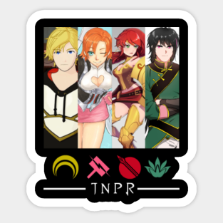Rwby Stickers Teepublic