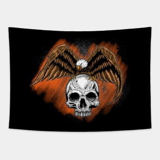 Skull and Eagle Tapestry