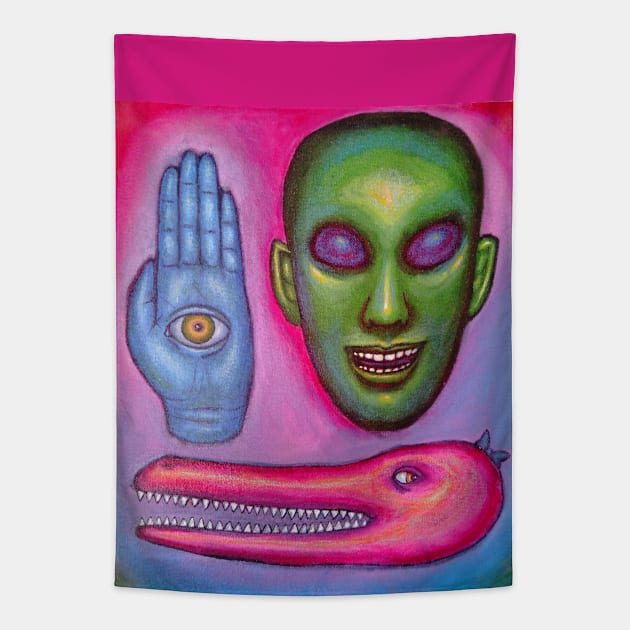 UFO Tapestry by Majenye