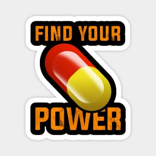 Find your POWER PILL Magnet