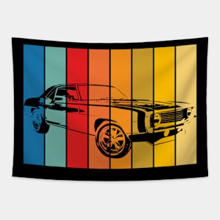 Vintage color car Tapestry