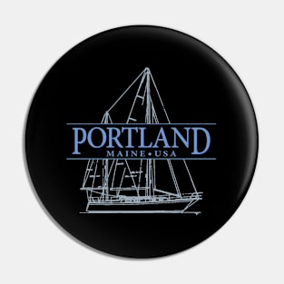 Portland Maine Sailing Pin