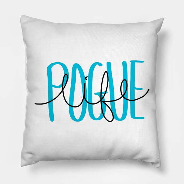 Outer Banks Pogue Pillow by kkrenny13