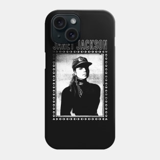 Janet Jackson  /// 80s Vintage Faded Style Design Phone Case