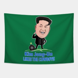 Kim Jong-Un Likes The Cowboys Tapestry