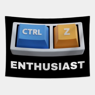 Celebrating the Power of the Undo Command - 'Ctrl + Z Enthusiast Developer Tapestry