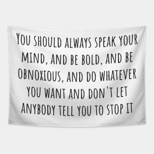 Be Bold Tapestry