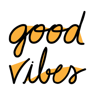 Good Vibes ~ Yellow T-Shirt