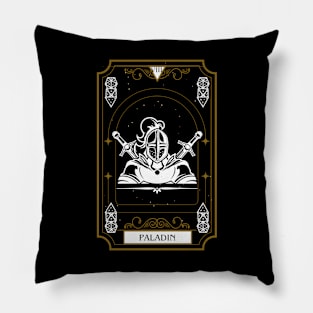 Paladin Dnd Tarot Card for Dungeons and Dragons Dnd5e Pillow