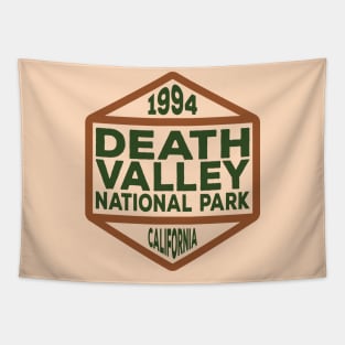 Death Valley National Park California badge Tapestry