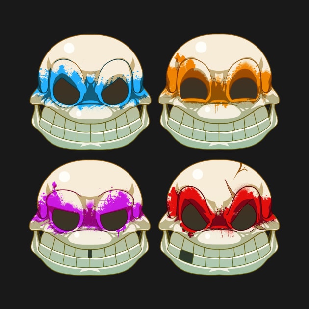 NINJA TURTLES -SKULL by ZeyJin