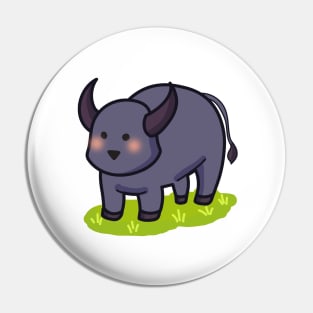 Cute Buffalo Pin