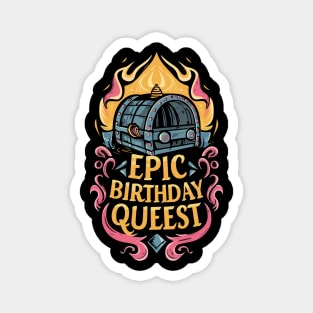 Epic BIrthday Queest For gamer Magnet