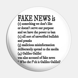 Fake News: A Definition Pin