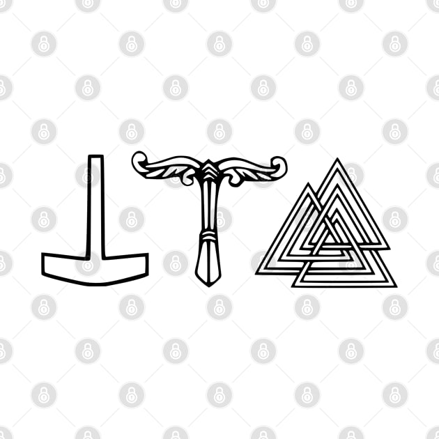 Heathen Symbols by NeedThreads