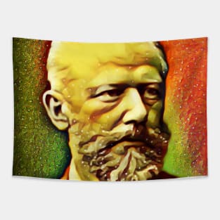 Pyotr Ilyich Tchaikovsky Snow Portrait | Pyotr Ilyich Tchaikovsky Artwork 15 Tapestry