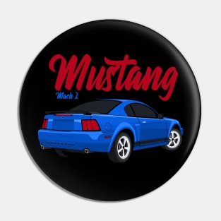 Mach 1 American Muscle Cars Pin