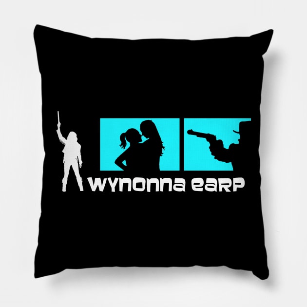 Wynonna Earp 1960's Credits Pillow by viking_elf