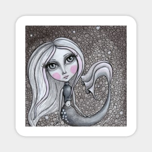 Doodle Mermaid Cutie 4 of 4 Magnet