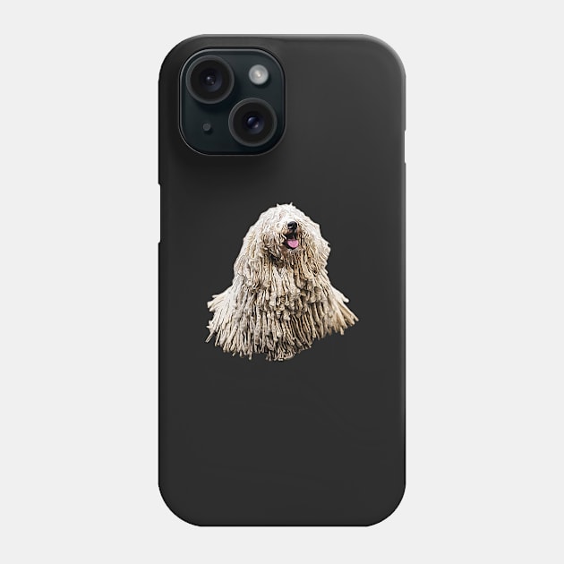 Hungarian Puli Puppy Dog Dreadlocks Phone Case by ElegantCat