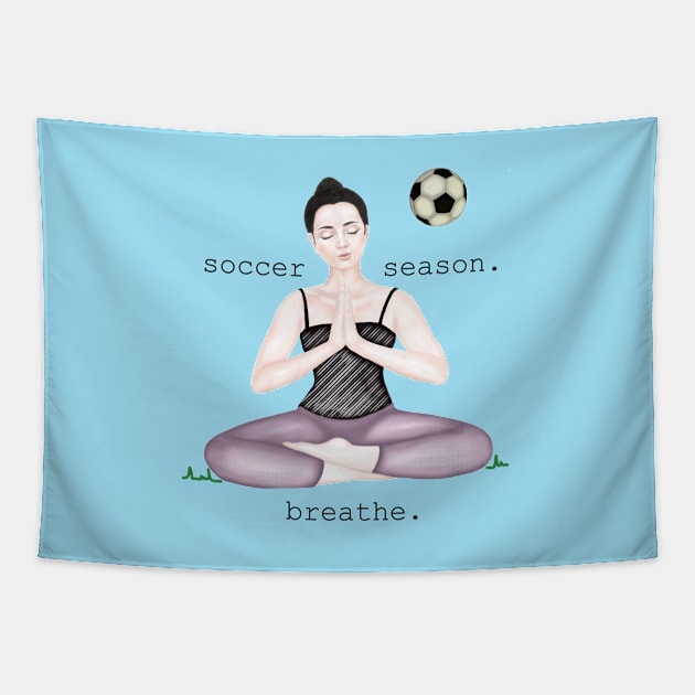 soccer season. breathe Tapestry by Breathe Serene 